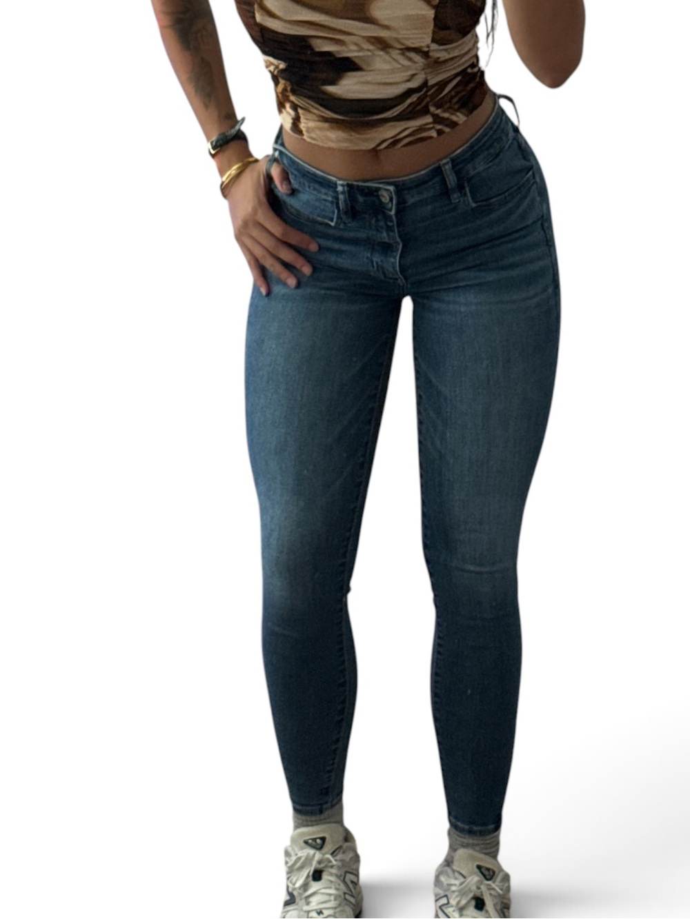 American Eagle Outfitters Dark Blue Skinny Jeans
